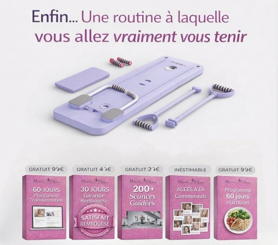 Planche Maison Pilates + Programme de transformation de 60 jours (Copie)