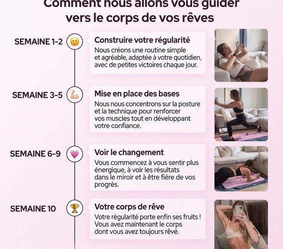 Planche Maison Pilates + Programme de transformation de 60 jours