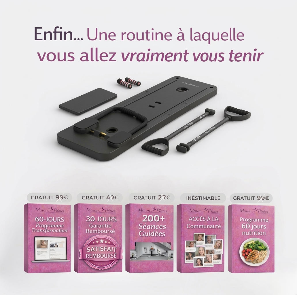 Planche Maison Pilates + Programme de transformation de 60 jours