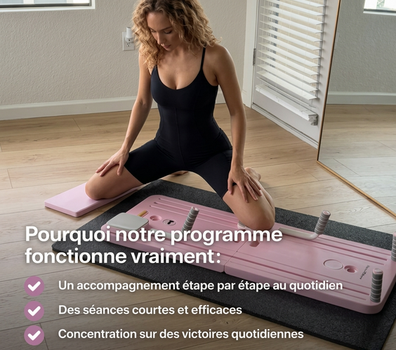 Planche Maison Pilates + Programme de transformation de 60 jours